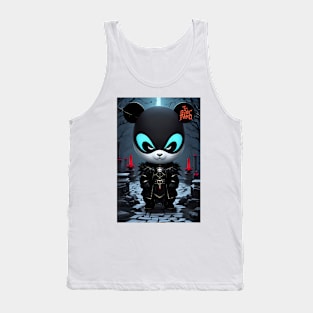 Cute naughty gothic panda Tank Top